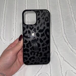 Loopy Midnight Leopard Case